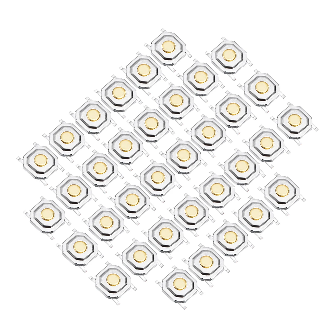 5/10/30/35PCS 5x5x1.5mm Momentary Panel PCB Surface Mounted Devices SMT Mount 4 Pins Push Button SPST Tactile Tact Switch