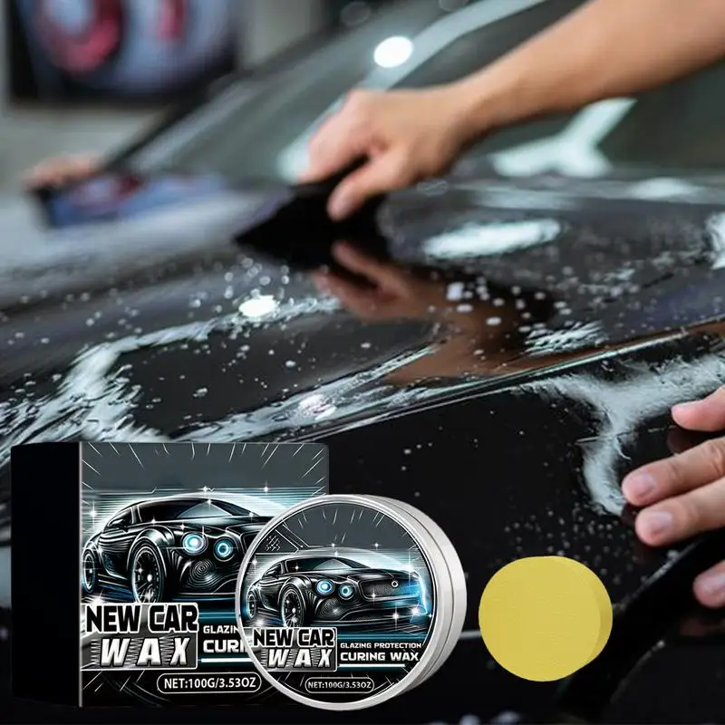 Professional Car Scratch Repair Paste Kit com esponja, Auto Paint Restauração, Car Wash Suprimentos, 100g