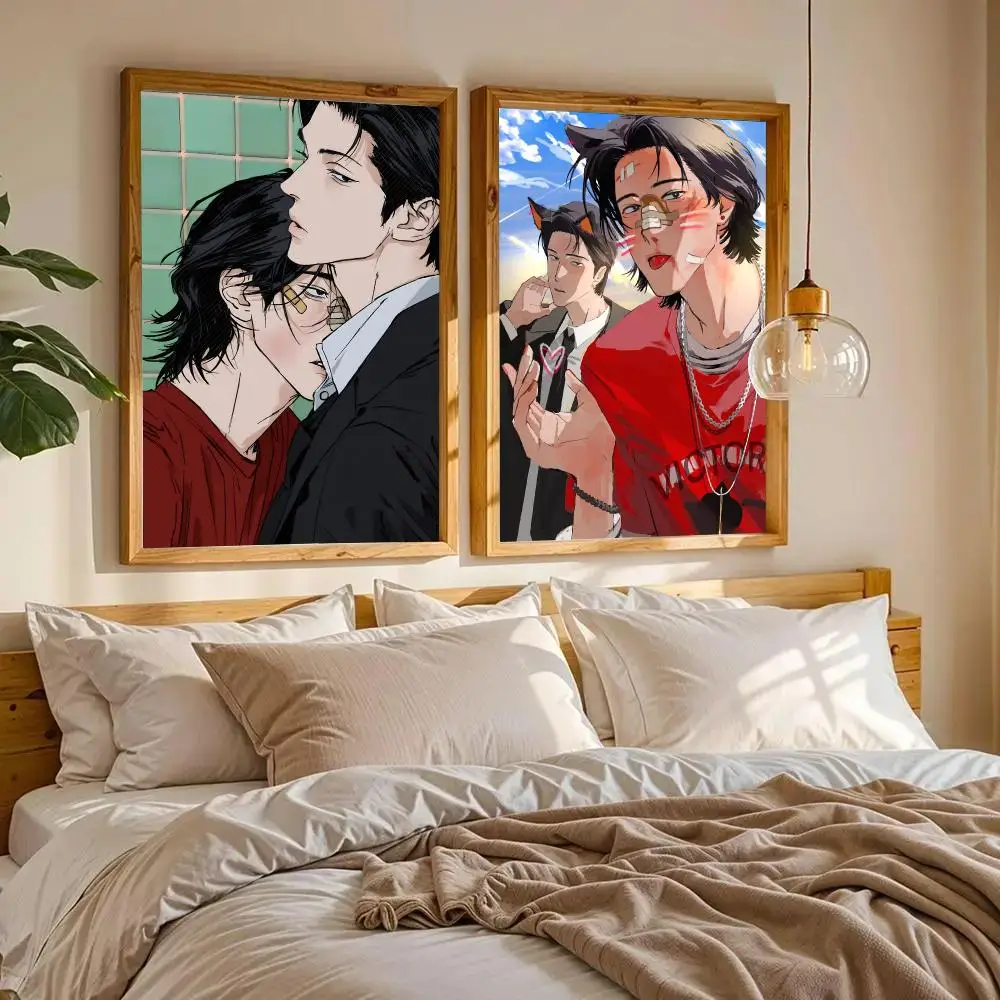 Manga Master Peace Poster Wall Art Wall Stickers Home Living Room Bedroom Bar Office Decor Prints Personalized Gift