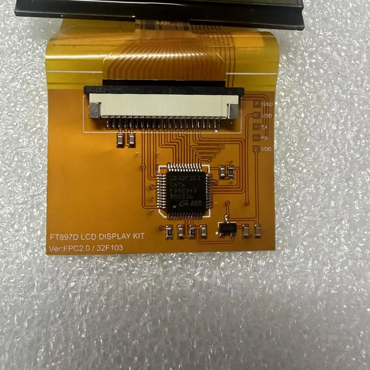 YAESU FT-897 Ft-897D LCD Display replacement part \'zebra stripes\' issue Please check the product details before purchasing