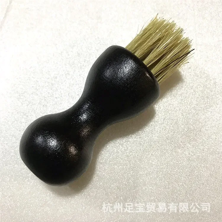 Chess-Shaped Beech Pig Hair Brush, Oiling and Polishing Brush, White Shoe Cleaner, Two-color Optional