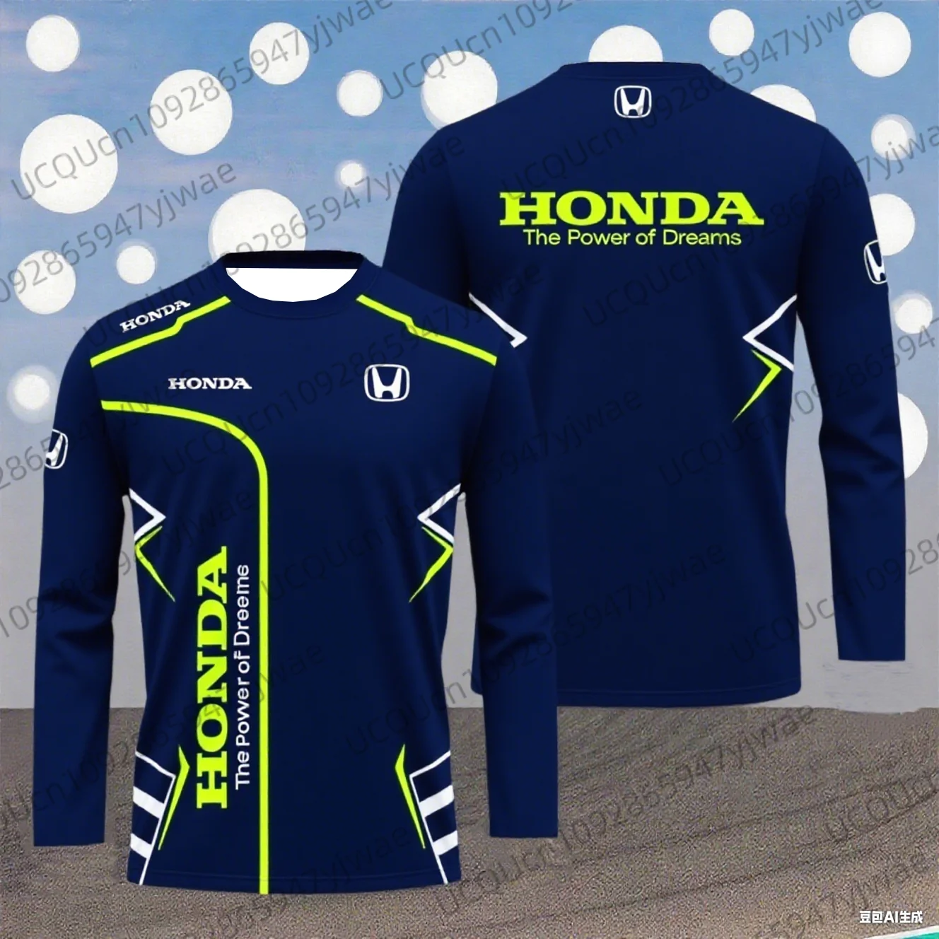 

Футболка Honda с длинным рукавом для гонок и верховой езды, быстросохнущая дышащая футболка для бездорожья, велосипеда для бездорожья, горных приключений