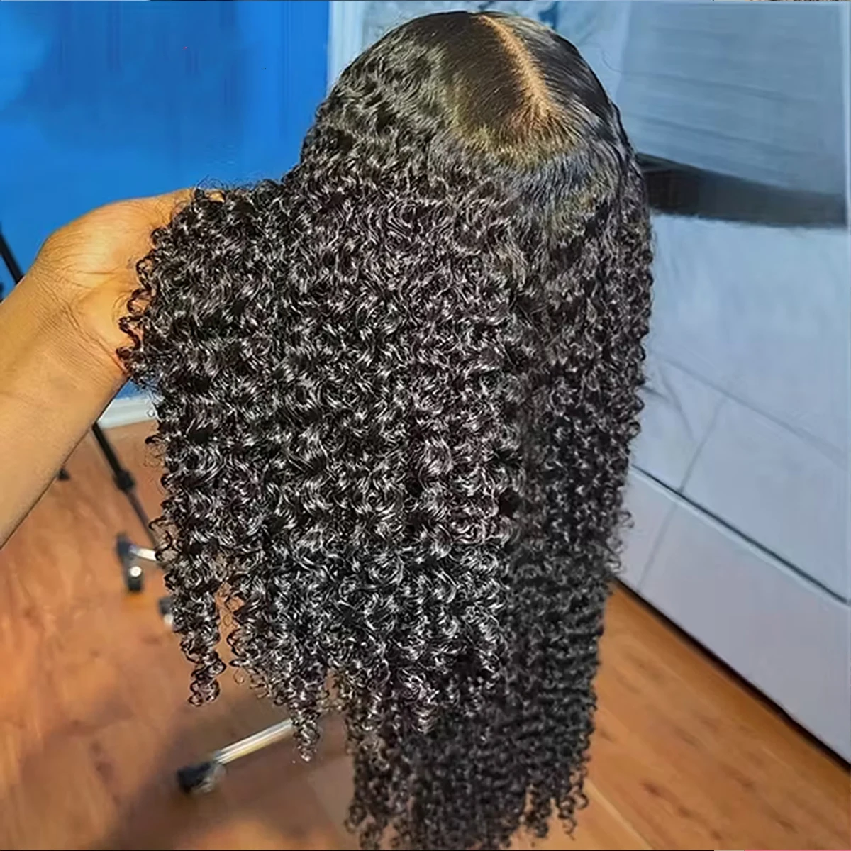 

40-дюймовый вьющийся HD парик фронтальной части шнурка 13x4 13x6 HD Прозрачные парики фронтальной части шнурка 200% Плотность 5x5 Бесклеевые парики из человеческих волос для женщин