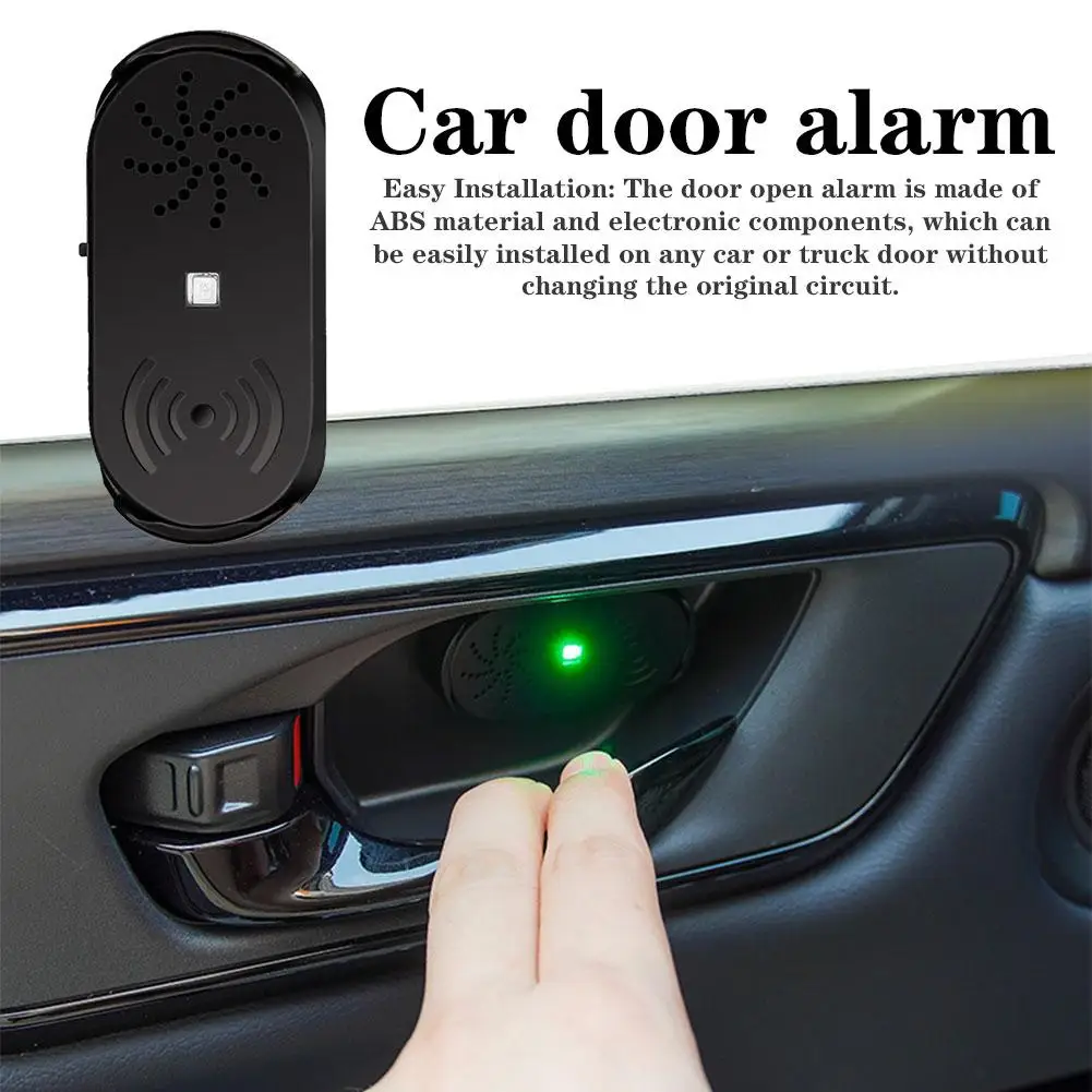 1Pc Auto Deur Alarm Luid Volume Prompt Snelle Reactie Auto Deur Gevoeligheid Anti-Collision Hoge Opening Accessoire Met Apparaat X1s8