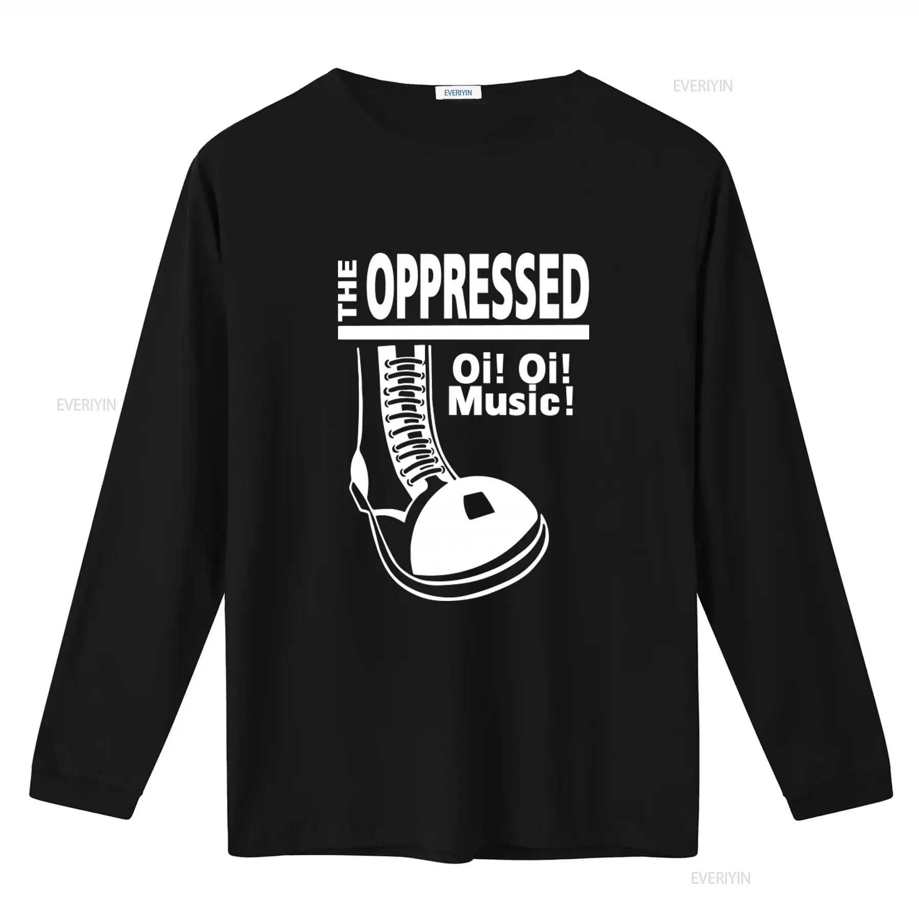 The Oppressed Oi Music Punk Ska Style T Shirt 4 Skins Business Subhumans MDC Dead Kennedys Inspired Design vintage Washed