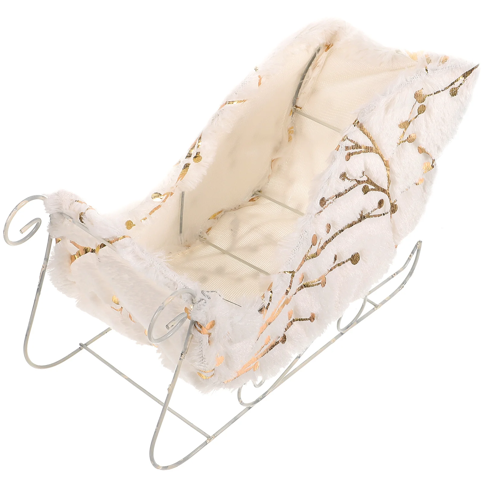 

Christmas Sleigh Decoration Stable Sleigh Ornament Lightweight Xmas Desktop Decor Festival Exquisite Holiday Decoration