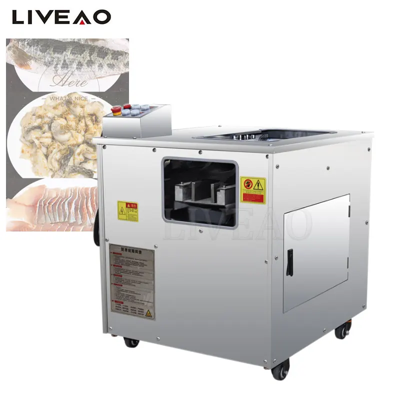 High Speed Oblique Angle Cutting Salmon Fish Fillet Cutter Slicer Machine Fully Automatic Industrial