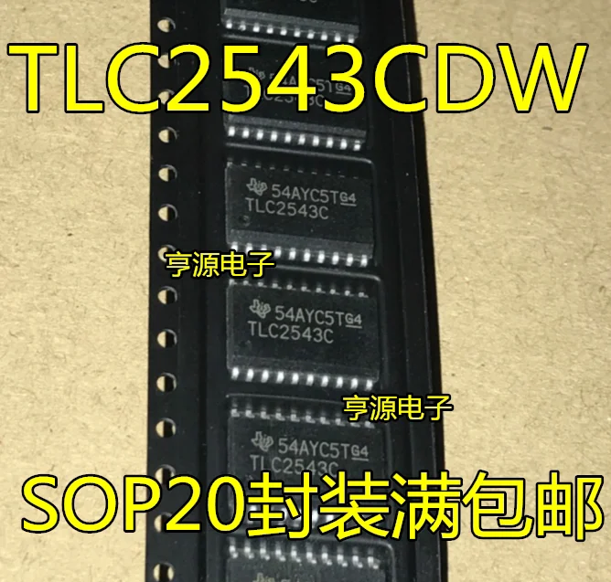 

10/PCS TLC2543CDWR CDWRG4 TLC2543CDW TLC2543C SOP-20 AD converter New