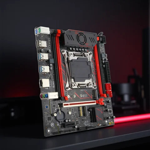 SOYO X99 Gaming Motherboard Set C612 Chipset TPM2.0 Pin with E5 2680 V4 CPU & DDR4 16G (2*8G) 2133MHz RAM PCIE3.0 for Desktop PC