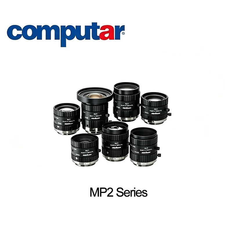 COMPUTAR Industrial Fixed Focus Lens M0814/M1214/M1614/M2514/M3514/M5018-MP2 Machine Vision Lens