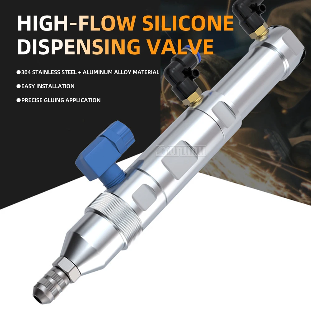 

QLH-61 High-Flow Silicone Dispensing Valve, Air Cylinder Suction Dispensing Valve, Precision Dispensing Valve, Adhesive Valve