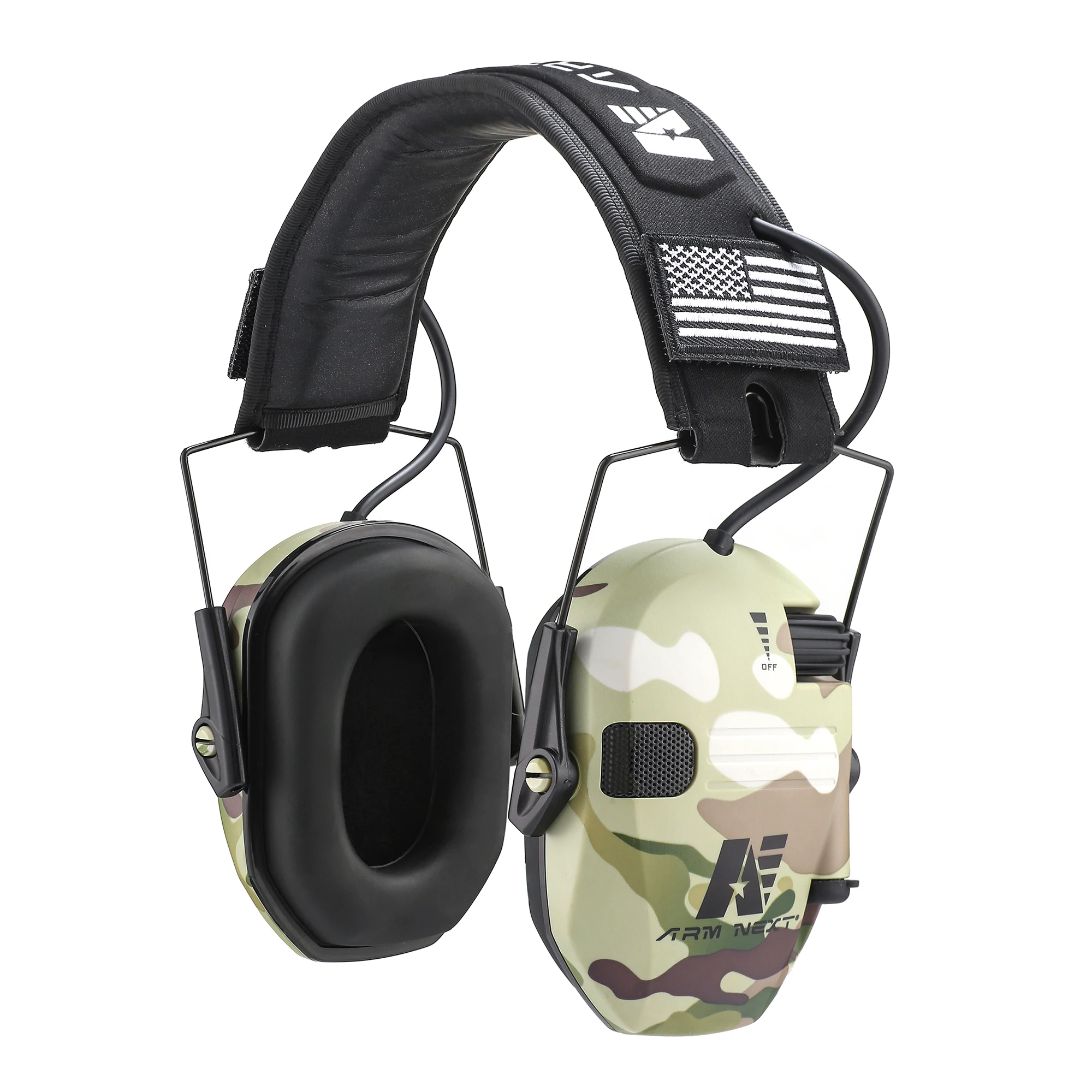 Imagem -03 - Earmuffs de Tiro Eletrônico Tactical Sound Amplification Headconjunto Hunting Sports Ear Protection Anti-noise Ear Muff D20