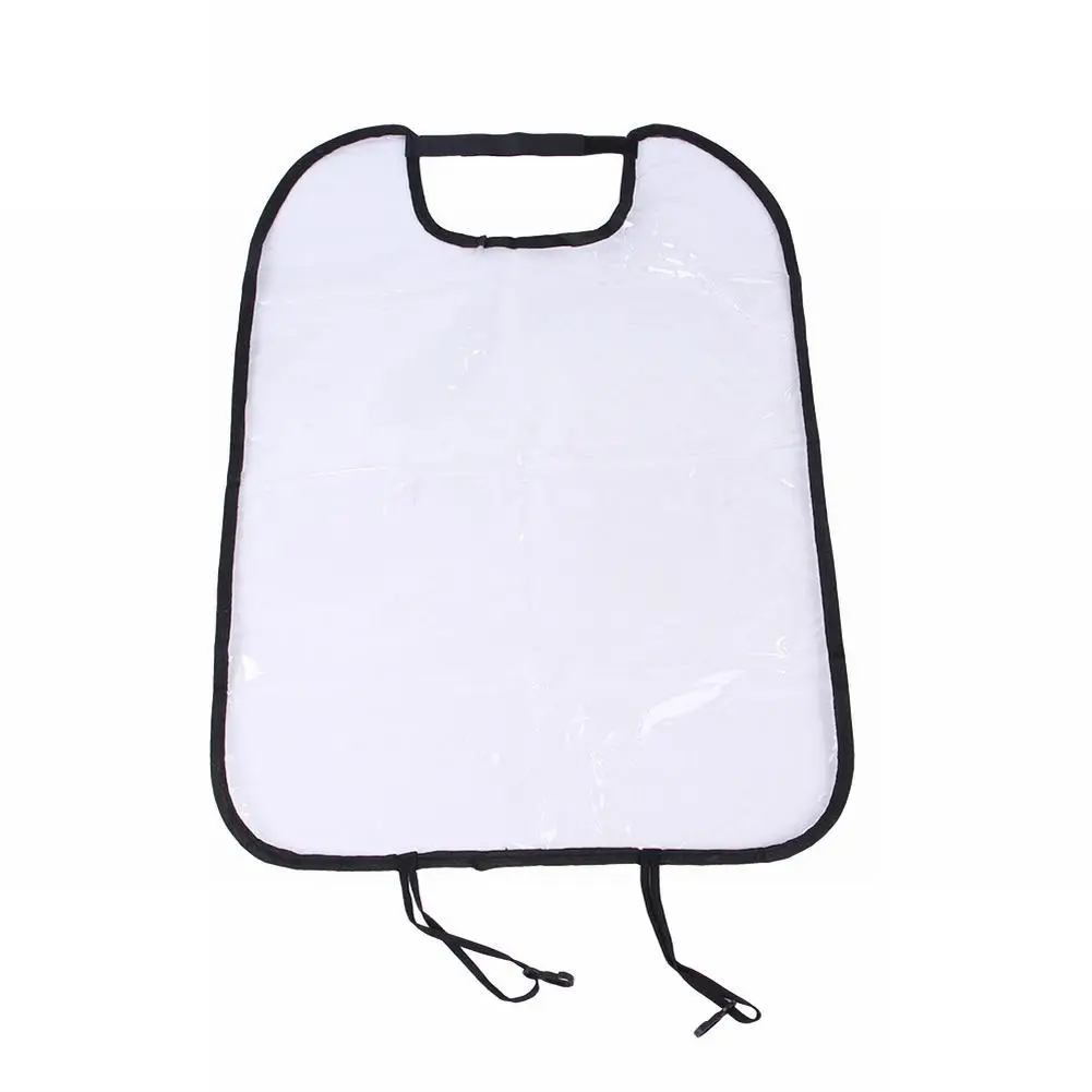 Car Seat Back Protector Cover Mat Transparent Kick Pad For Kids Kick Clean Anti Dirt Mud Protection Cover 58x42.5cm