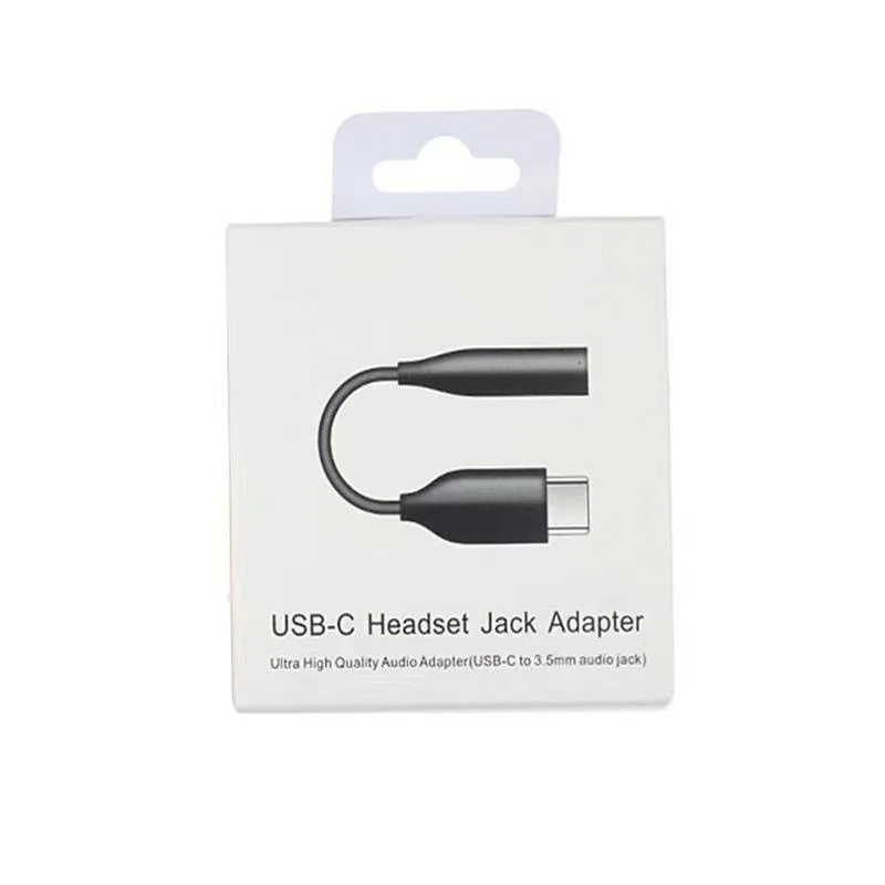 Originele Usb Type C Naar 3.5Mm Aux Adapter Type-C 3.5 Jack Audiokabel Voor Samsung Galaxy S24 S23 S22 S21 S20 Ultra + A55 A35 A30