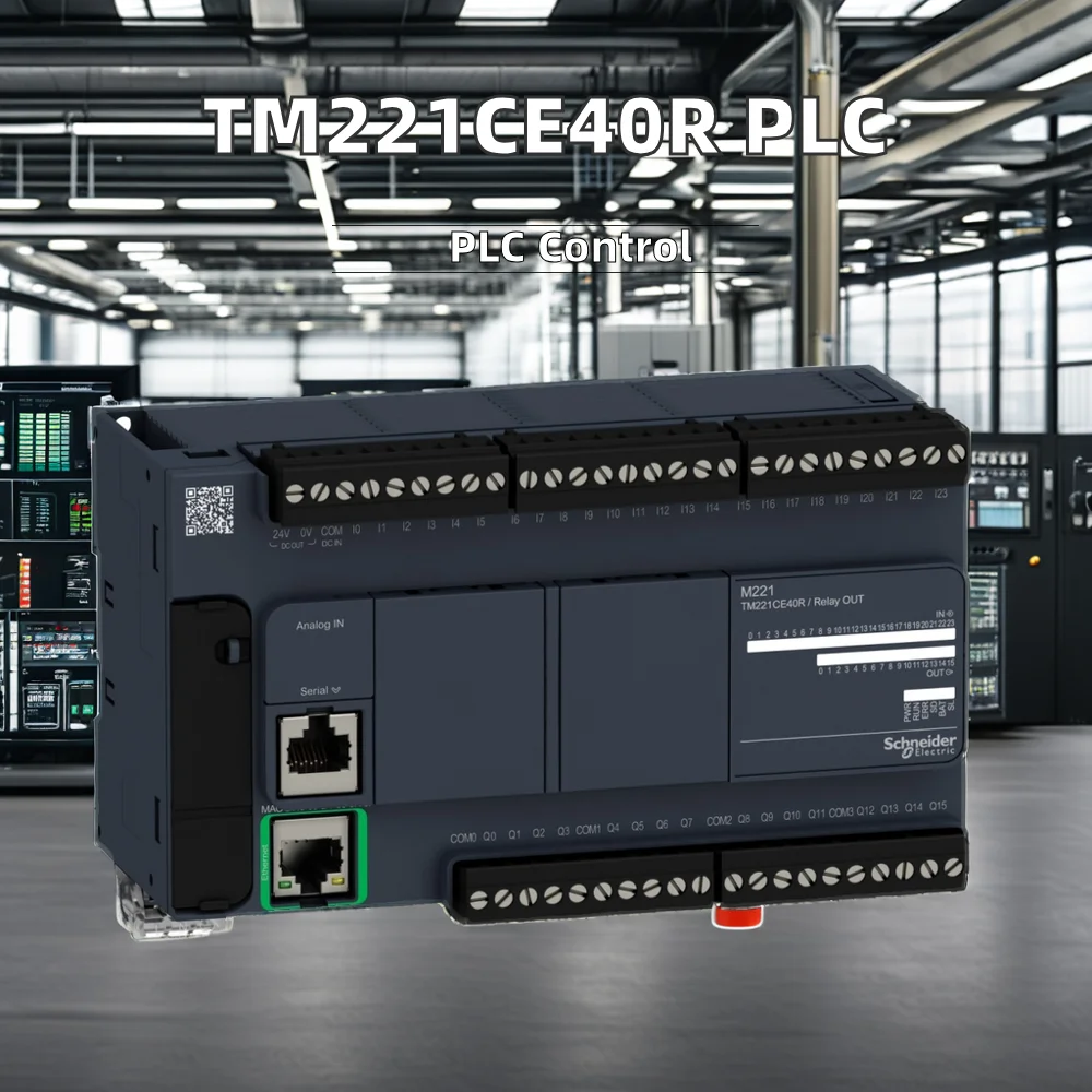 S7 1200 PLC TM221CE40R With RS485 Communication Interface New Condition Industrial Control PAC Dedicated Controllers