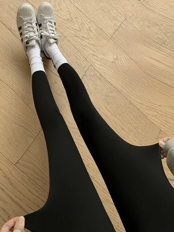 ارتفاع الخصر سليم صالح اليوغا السراويل النسائية طبقة أساسية بنطلون رقيقة الشتاء تابوت الجلد تصميم Sl البطن التحكم بعقب رفع...