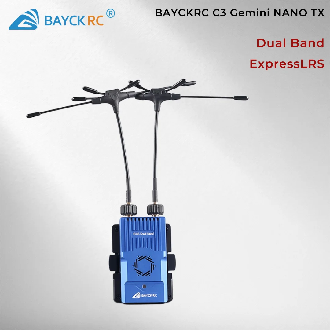 

Модуль BAYCKRC C3 ExpressLRS 915 2.4G Dual Band Gemini NANO TX ELRS для радиоуправляемых передатчиков