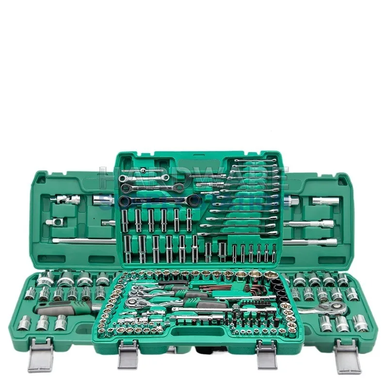 

151-Piece Ratchet Socket Wrench Set + Labor-Saving Auto Repair + Tool Kit For Car And Motorcycle Maintenance