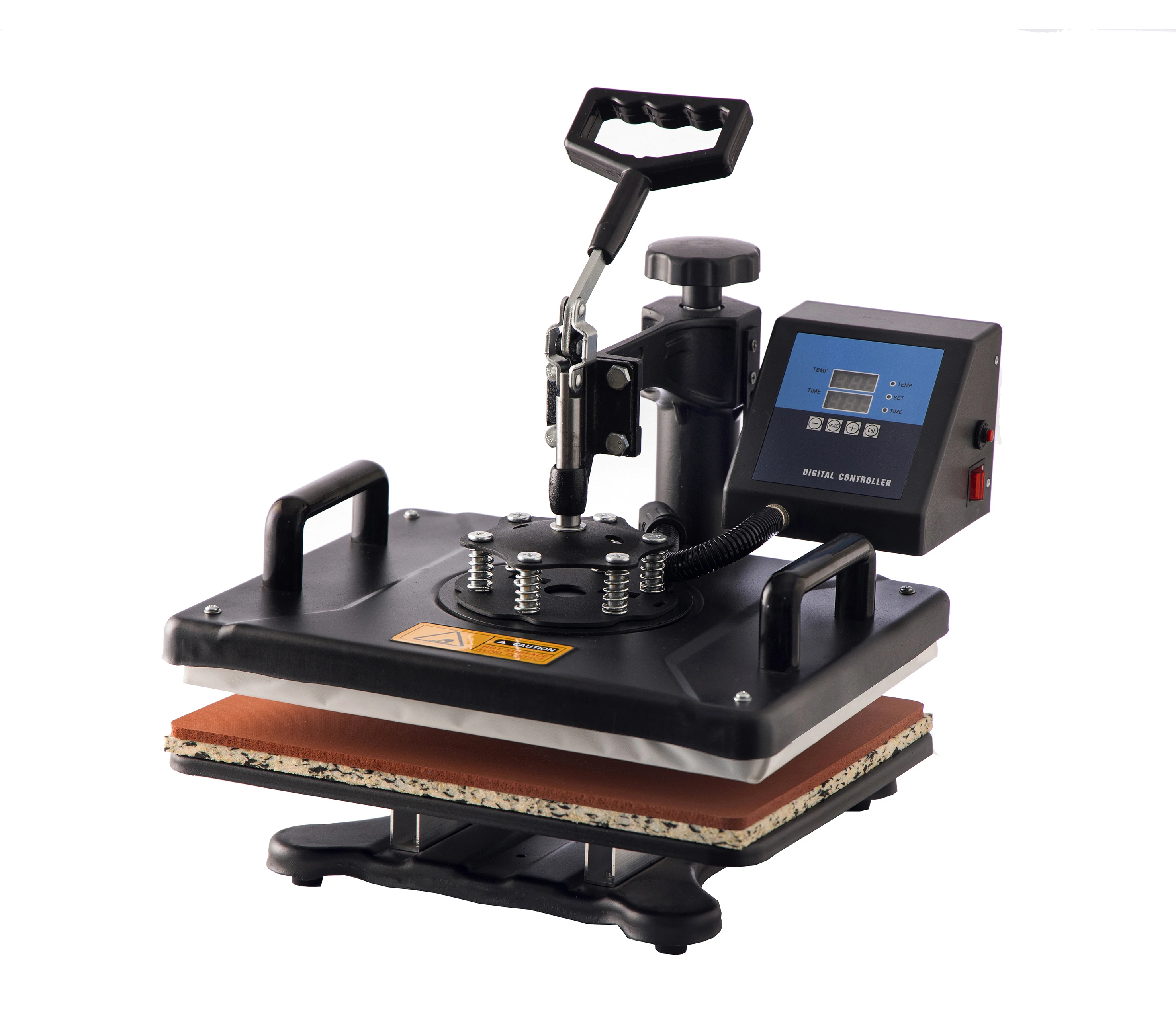 Cheap 30*38CM 8 in 1 Combo Heat press Machine Sublimation Printer 2D Heat Transfer Machine for Cap Mug Plate Tshirts CE Approved