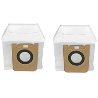 2pcs Dust Bags Non-woven Fabric Dust Bags For Dreame D9 Plus Robot Vacuum Cleaner Spare Parts Home Cleaning Replacement
