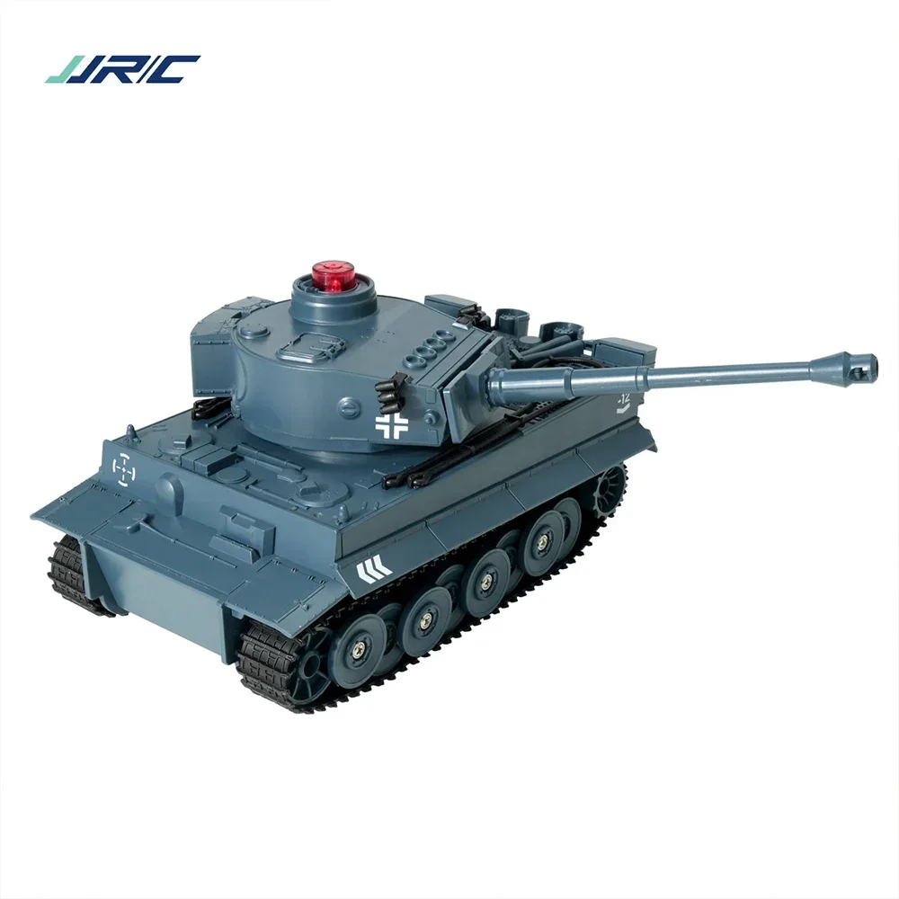 JJRC Q85 RC Tank 2.4Ghz Remote Control Car Mini RC German Military Tiger Tank con Sound Battle Launch Tank Toy Gift for Kids