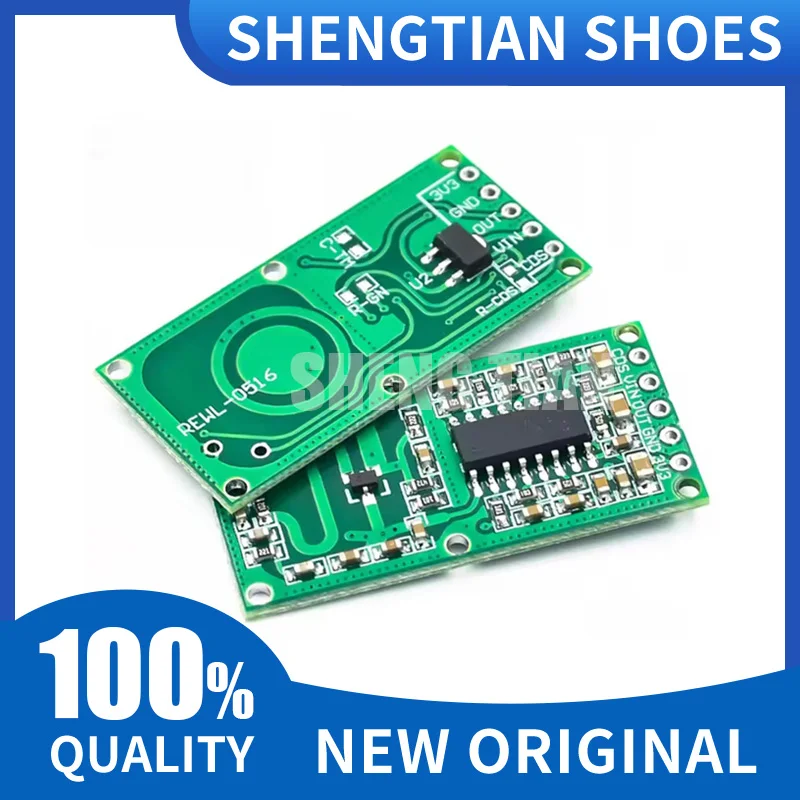 10pcs RCWL-0516 Micro Wave Radar Sensor Switch Board RCWL 0516 Microwave Human Body Induction Intelligent Module Output 3.3V