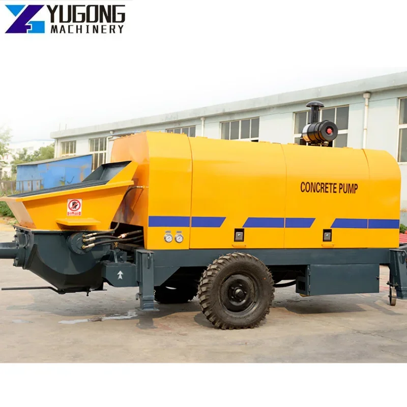 Yg Customization Mini Concrete Pump Machine Diesel Small Portable Concrete Conveying Pumps Price Concrete Pumps Machinery Price