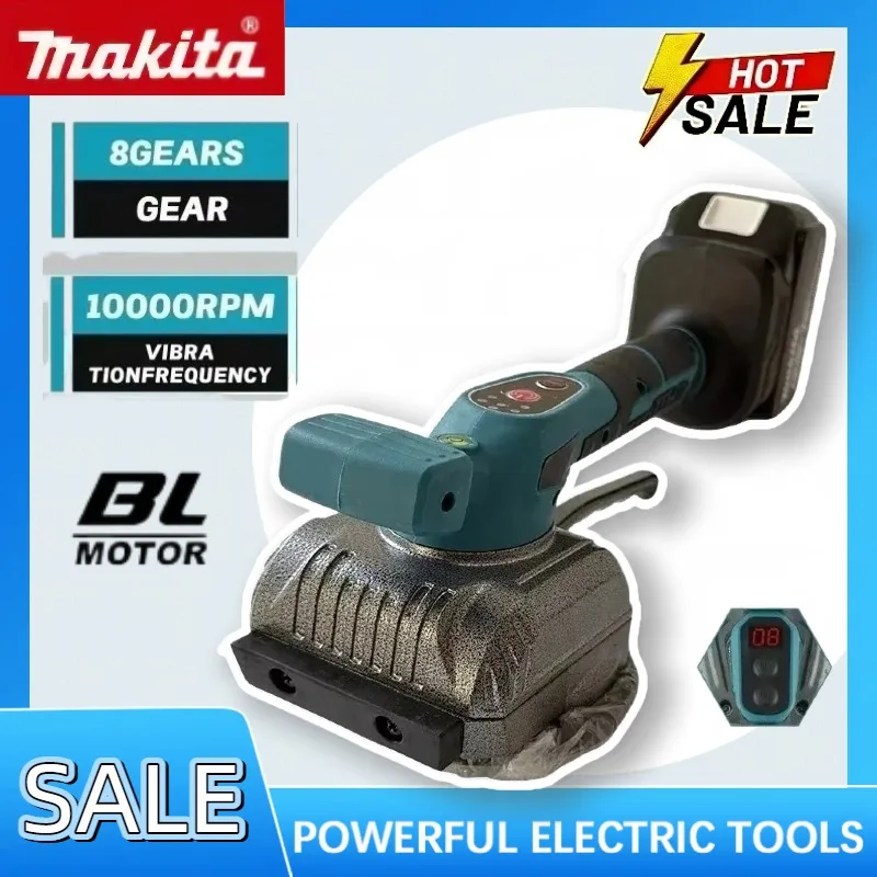 

Вибрационная машина для выравнивания плитки Makita, беспроводная интеллектуальная машина для укладки настенной плитки, электроинструмент для аккумуляторов Makita 18V.