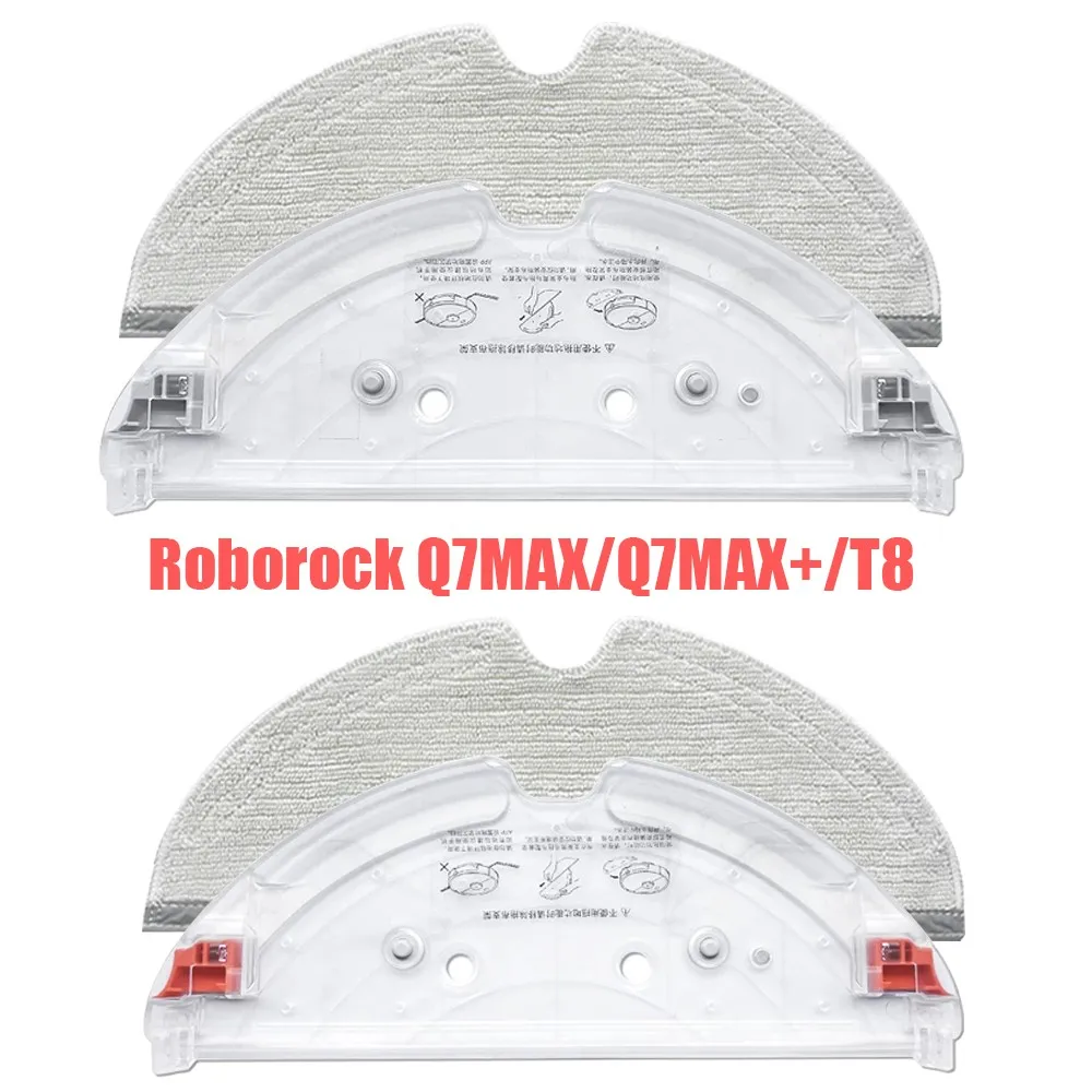 For Xiaomi Roborock Q7 Max / Q7 Max+ / T8 Robot Vacuum Cleaner Water Tank Mop Cloth Tray Accessories Spare Parts Mop Bracket