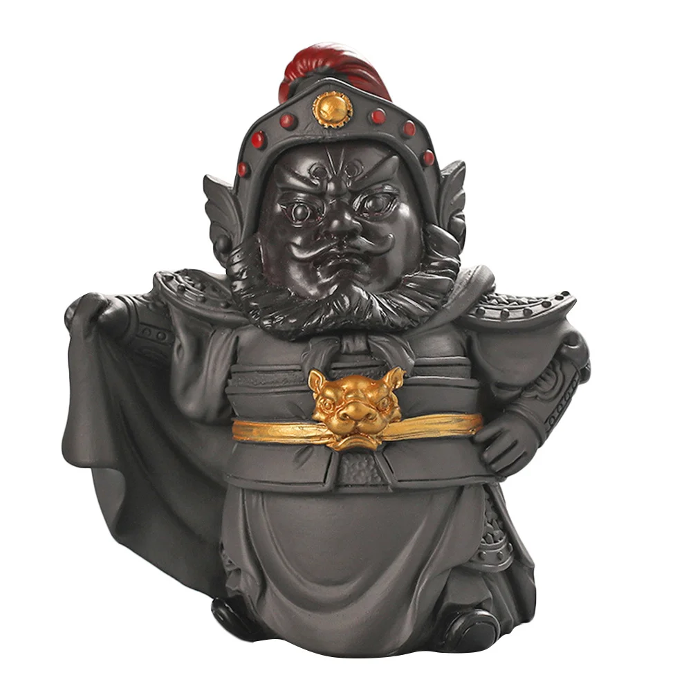 

Chic Small Guan Tea Pet Resin Craft Color Shift Decoration for Tea Tray Or Shelf Birthday Christmas Gift Option