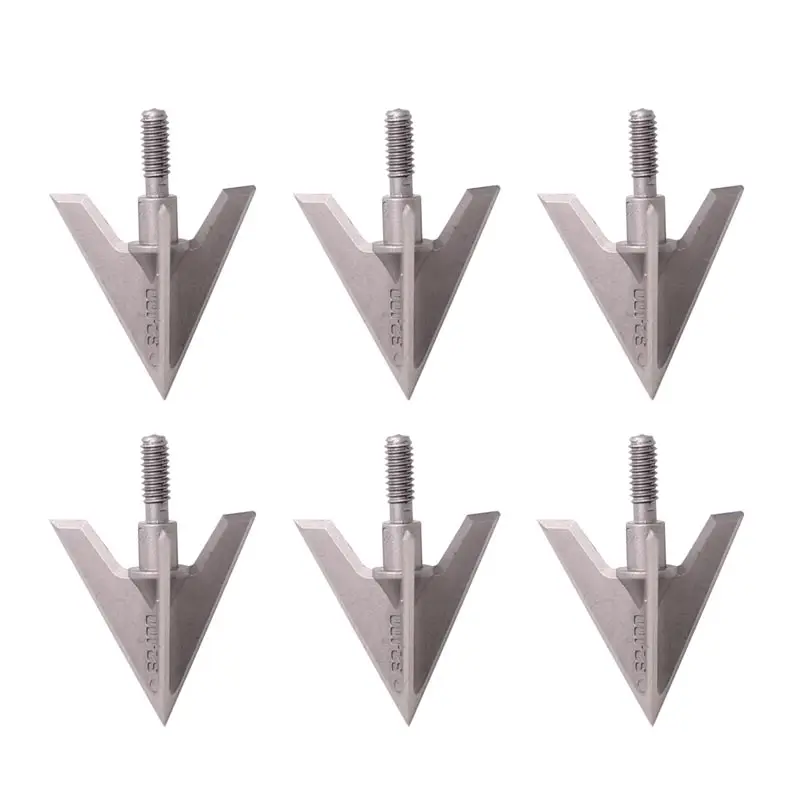 Imagem -05 - Arrowhead para Tiro com Arco Lâminas Pontos Arquivado Caça ao ar Livre e Tiro Arrow Acessórios 100gr 10 Pcs 15 Pcs Aço Inoxidável