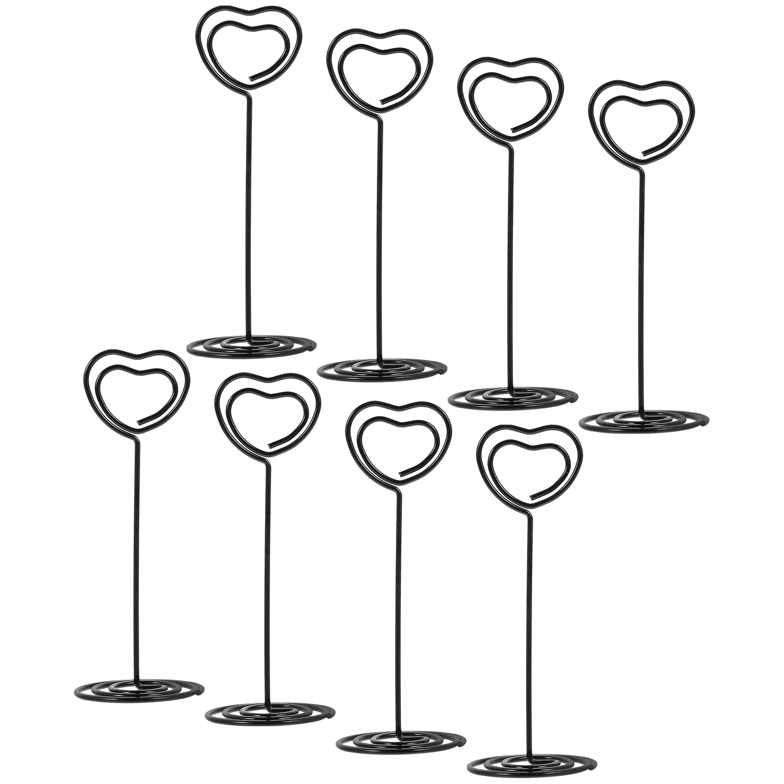 10Pcs Star Shape Memo Clips Holder For Craft Fair Table Display Christmas Table Decor Sturdy Steel Wire Photo Number