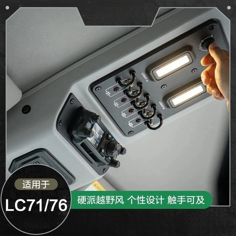 

Roof integration, control system, lighting, car radio set-top box