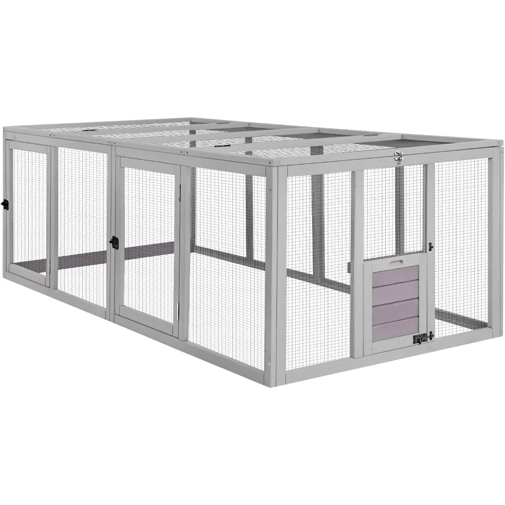 

Chicken Coop Run Extension Rabbit Enclosure Outdoor Duck Playpen 20.73 ft²