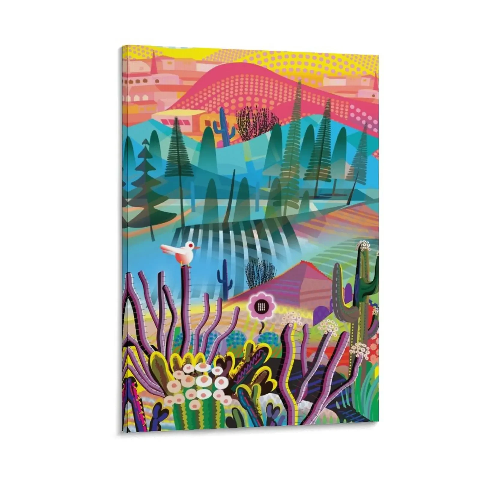 

Yucaipa Canvas Painting room decoration accessories vintage home decor cute room decor Wall decoration frame
