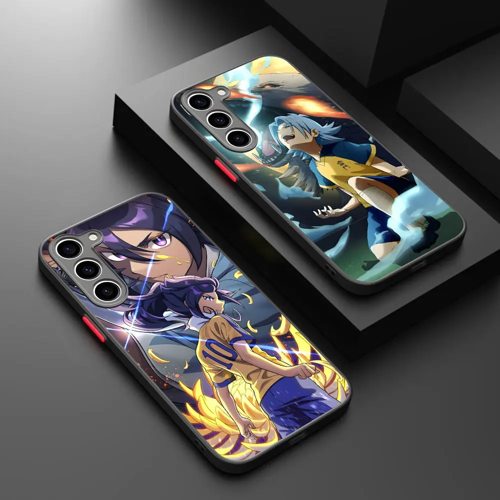 Axel Blaze Firestorm Inazuma Eleven Case for Samsung Galaxy A06 A07 A10s A20 A30 A50 A03s A30s A02s Matte Frosted Phone Cover