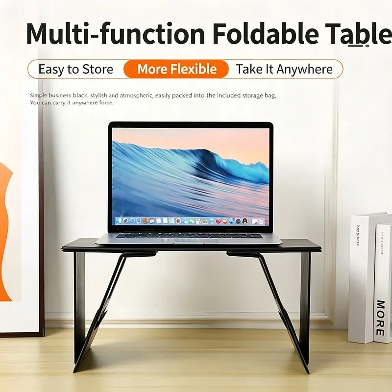 Foldable Computer Table Multifunctional Computer Stand Holder Car Living Room Sofa Bed Working Reading TV Plays Small Desk