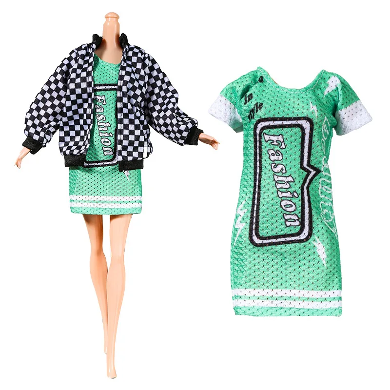 Conjunto de ropa para muñecas de moda europea de 30cm, supermodelo BJD 1/6, accesorios de vestir DIY, chaqueta, pantalones de cuero, traje, juguetes para jugar a las casitas