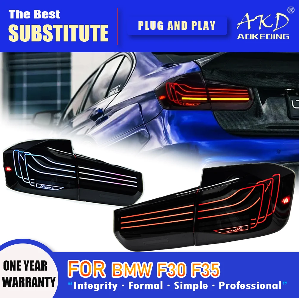 

AKD Tail Lamp for BMW F30 F35 LED Tail Light 2013-2019 3 Series Rear Fog Brake Turn Signal Automotive Accessories