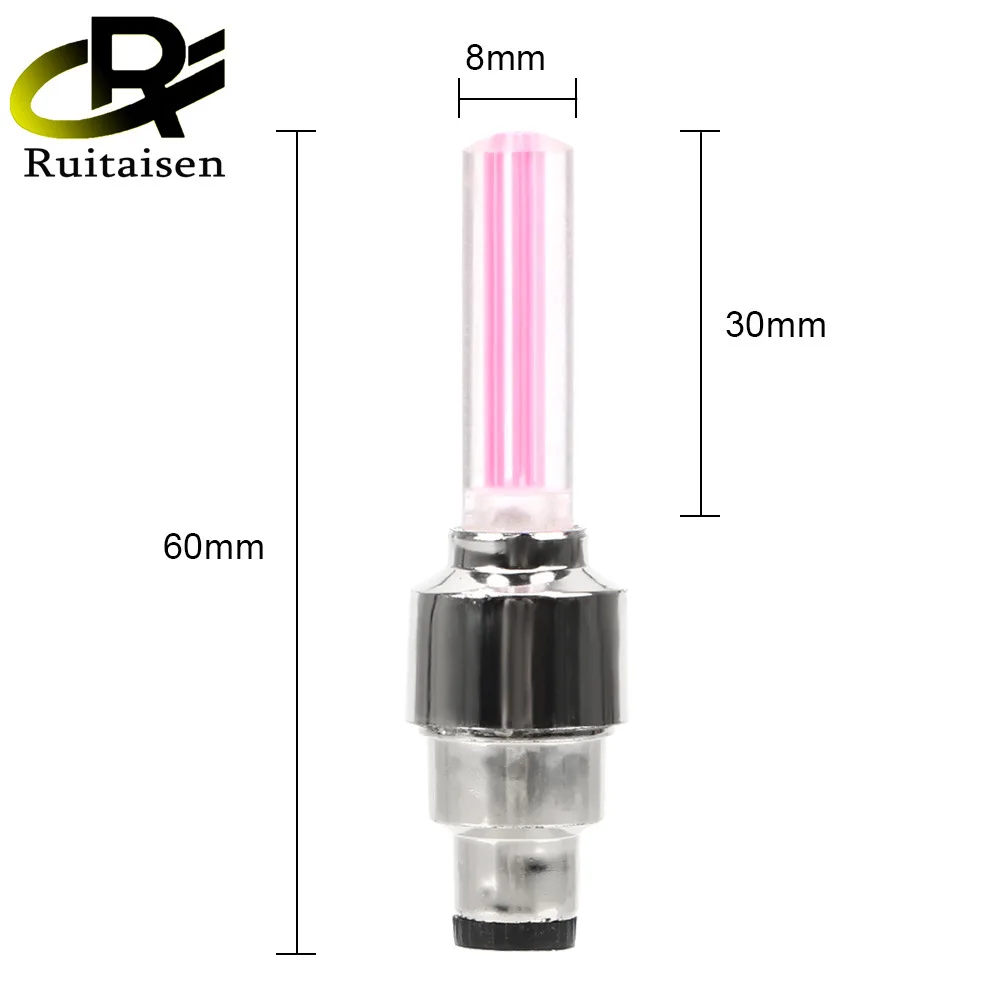 Bicycle Hot Wheels/Mountain Bike Color Air Nozzle Light/Cycling Equipment/Glow Stick Signal Light