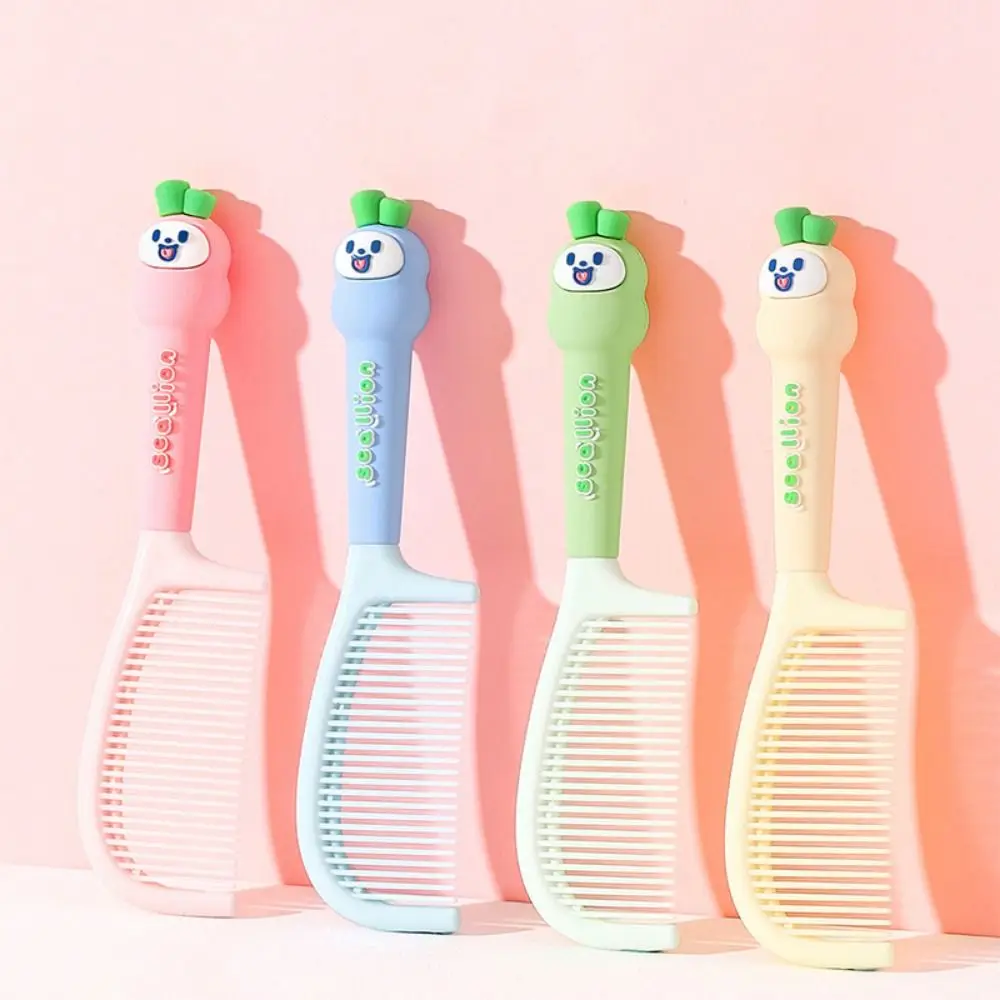 Hair Brush Cute Cartoon Hairdressing Comb Durable Anti-static Pointed Tail Combs Fine-toothed Portable Straight Hair Comb Girls