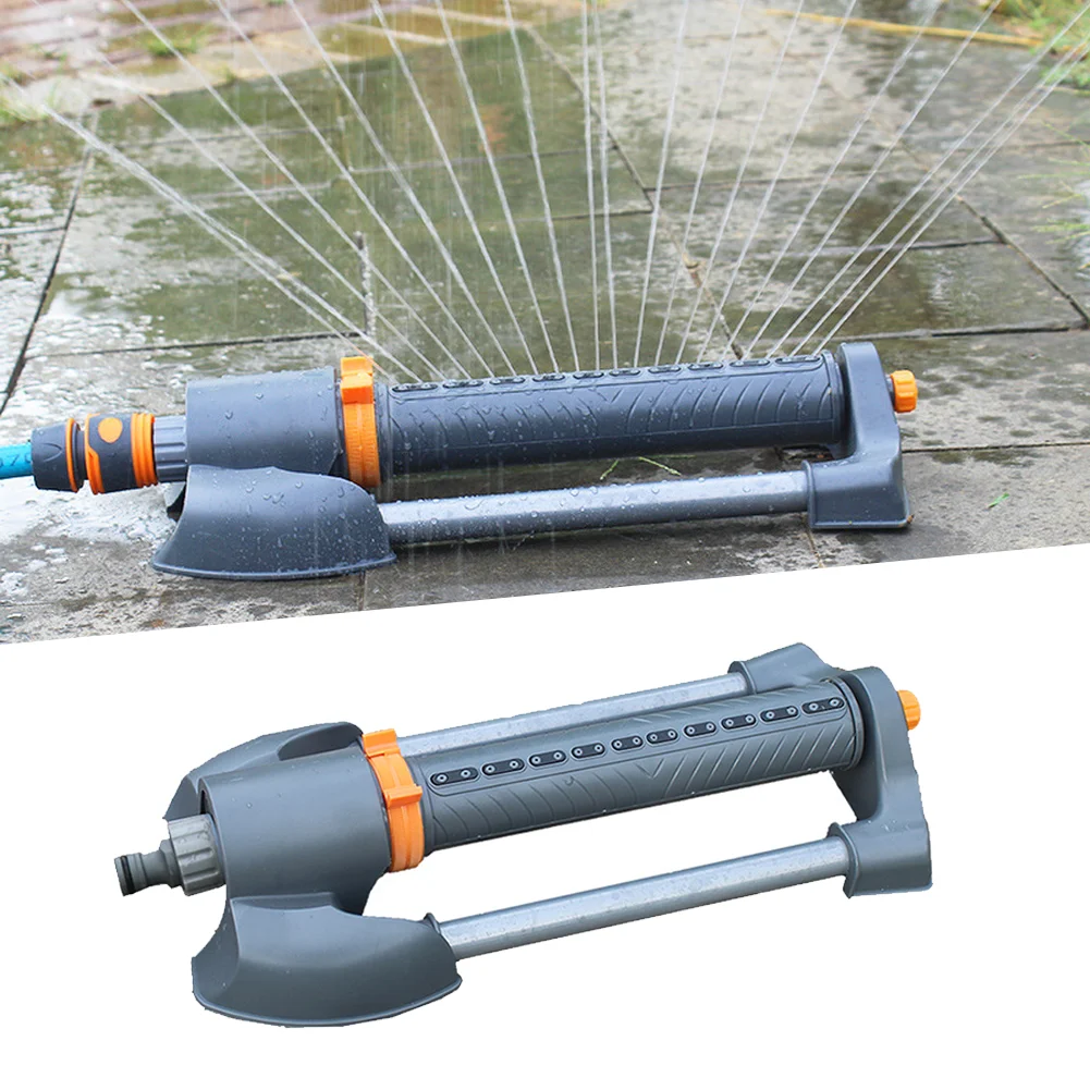 Garden Lawn Sprinkler 20 Hole Automatic Swing 30-120 Degree Adjustable Range Irrigation Tool Water Sprayer Kit