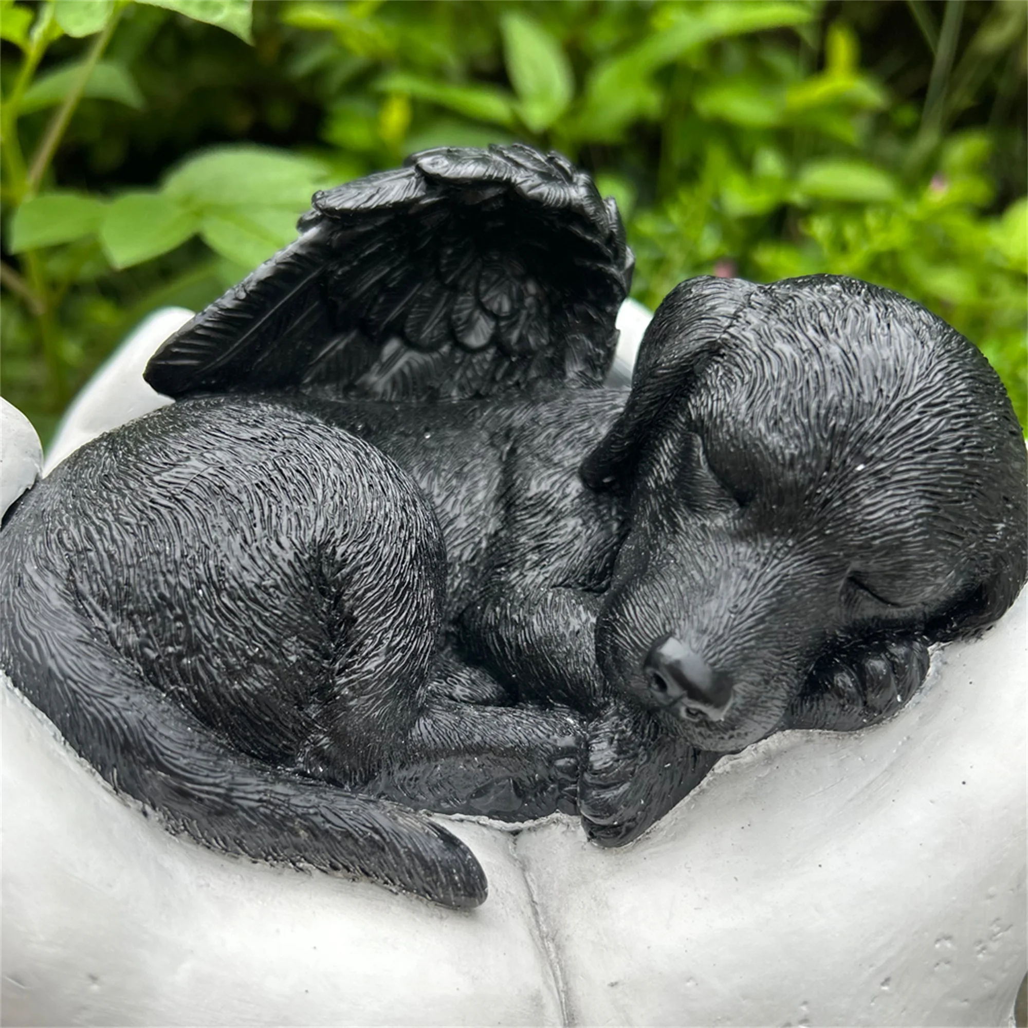 Personalized Resin Pet Cremation Urn for Dog, Custom Pet Dog Ashes Urns, Dog Memorial Keepsake Urn Gift