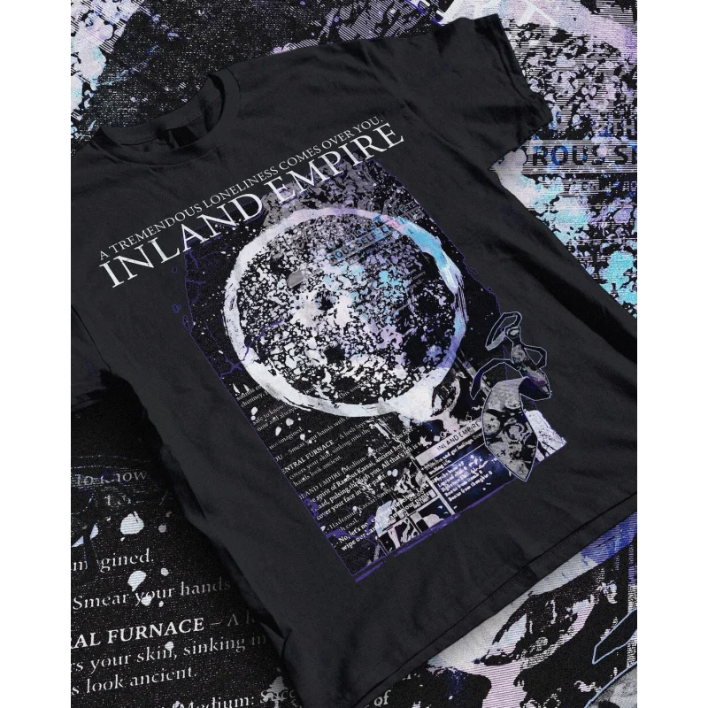 Inland Empire Skill Quote Retro Gift T shirt for Music fans All size Tops Disco Elysium Graphic Clothes RPG videogame Print Tee