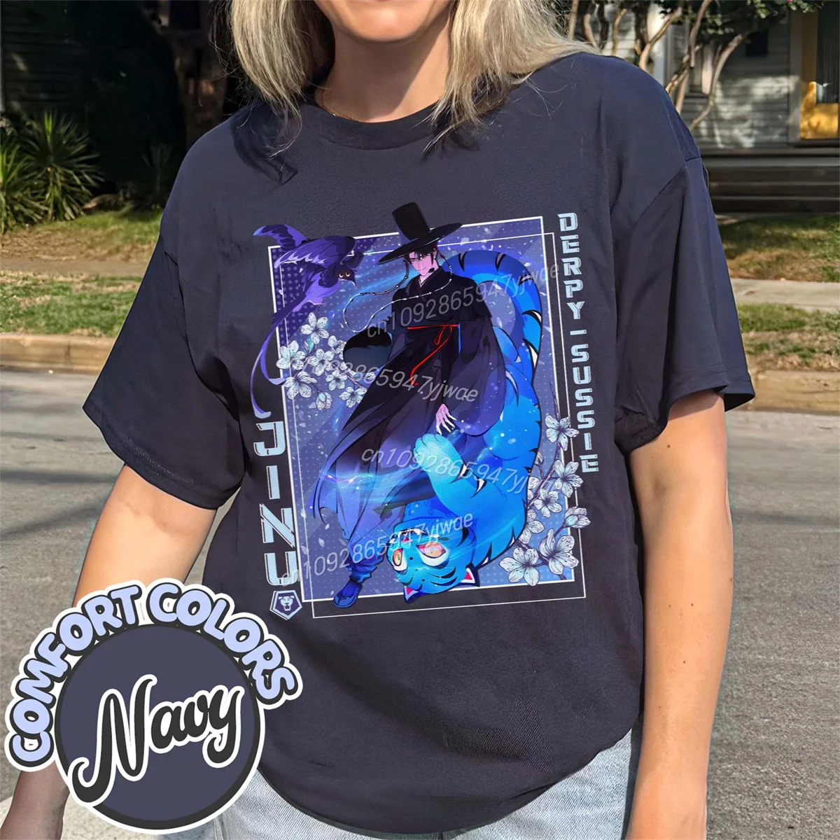 Saja Boys Kpop Devil Hunter T-shirt Jinu Derpy Sussy Shirt Halloween Korean Wave Fan Gift Women's Casual Cotton T-shirt