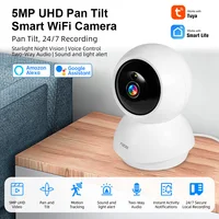 FUERS 4K 8MP WiFi IP Camera With Adjustable Bracket Tuya Smart Home Security Wireless Surveillance Camera Baby Monitor Mini Cam 2