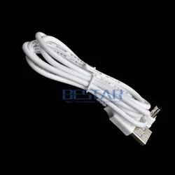 White DC Elbow Power cable Plug USB To DC 5.5*2.1 5.5*2.1mm 5.5mm x 2.1mm 5.5x2.1mm Jack Right Angle L shape charge Cable 1M