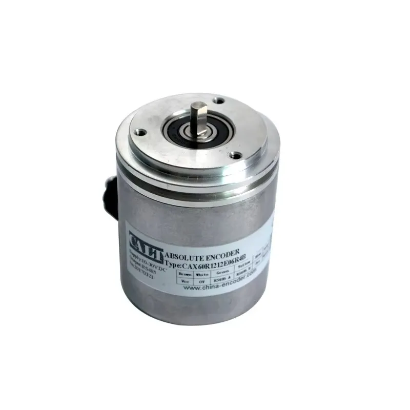 60mm multi-turn absolute rotary encoder 10 12 16 17 bit bits RS485/SSI/MODBUS RTU/4-20mA/parallel/RS422 out put CAX60