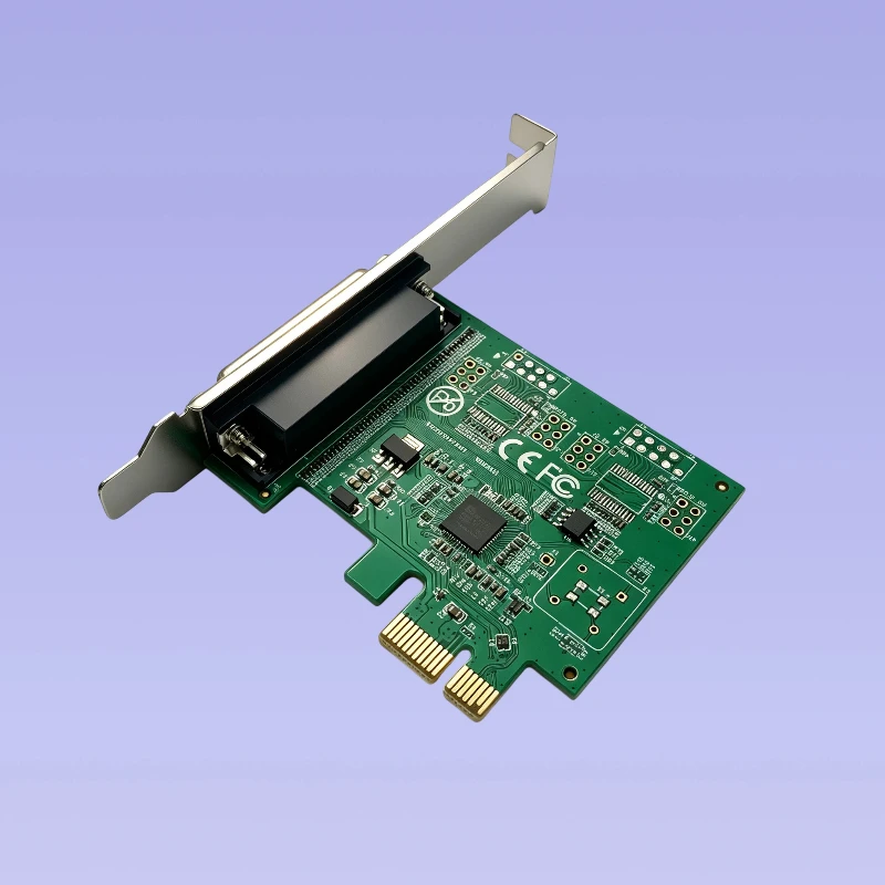 PCIE X1 Parallel Expansion Card AX99100 Chip DB25 25Pin LPT IEEE1284 Printer Port Controller Adapter For Desktop POS CNC Plotter