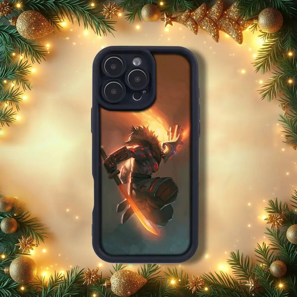 حافظة هاتف رائعة P-PowerfulS Dota 2 لهاتف iPhone 14,12,17,15,11,13,16,Pro,E,Plus,Max,Air,SE4 ظهر من السيليكون الناعم المقاوم للصدمات #3